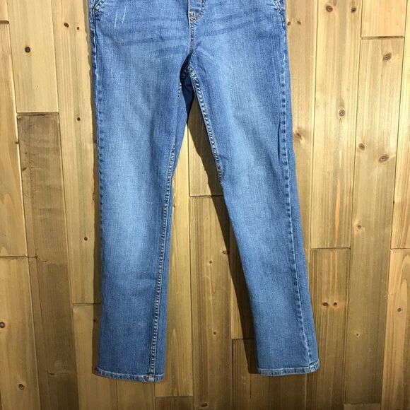 Gap Kids Factory Girls Denim Jeansn Overalls Size  14 - Picture 5 of 16